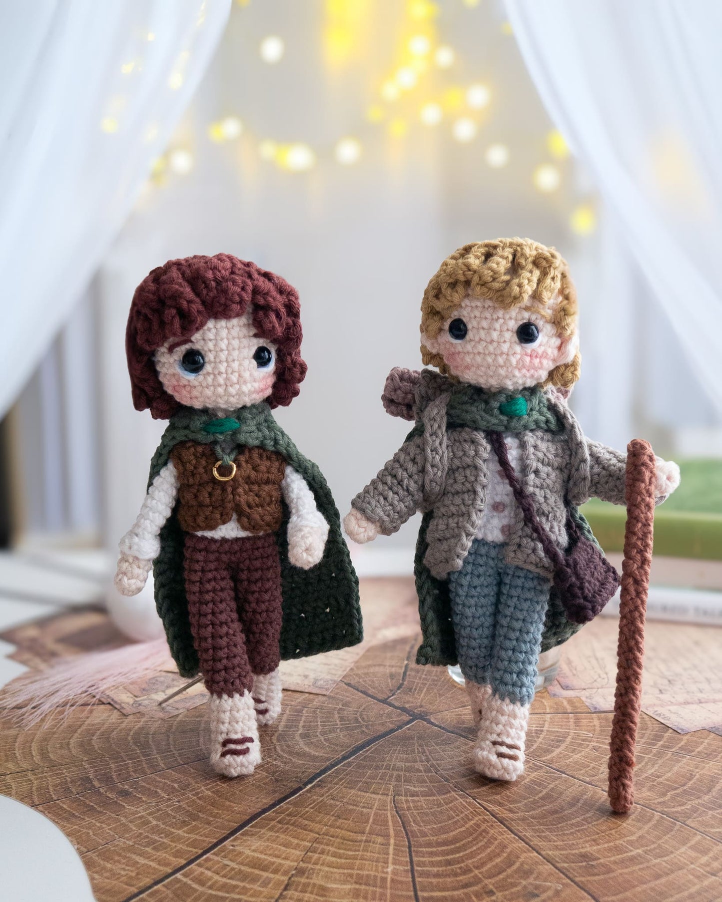 Frodo + Sam – PDF Crochet Amigurumi Pattern - Lord of the Rings