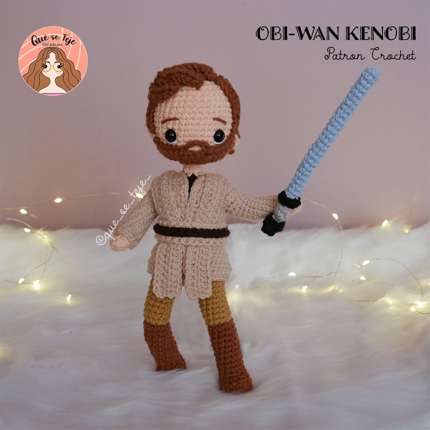  Anakin Skywalker + Obi-Wan Kenobi (PDF) - Crochet Amigurumi Pattern 