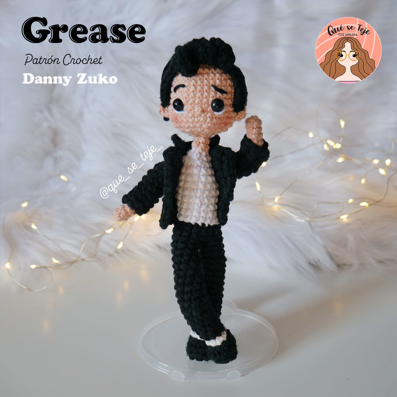  Grease – Sandy & Danny - Crochet Amigurumi Pattern – (PDF)