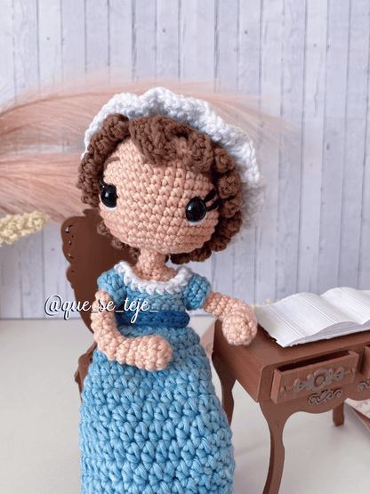Patrón Amigurumi Jane Austen (PDF)