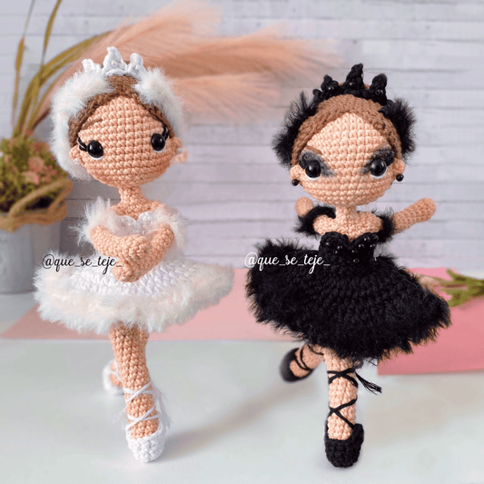 Amigurumi Pattern: Odette and Odile from Swan Lake (PDF)
