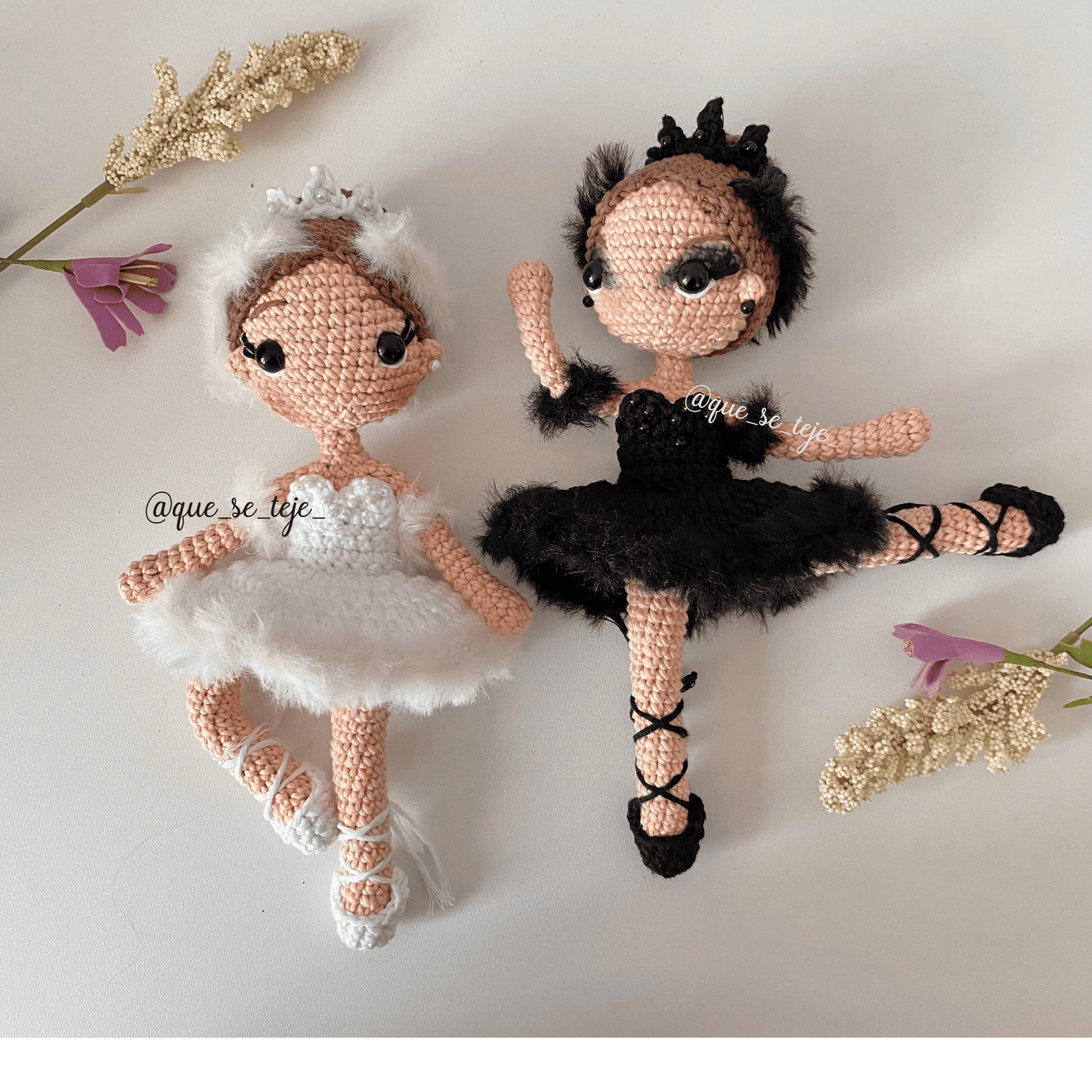 Amigurumi Pattern: Odette and Odile from Swan Lake (PDF)