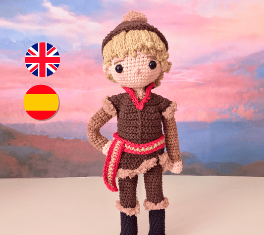 Kristoff Amigurumi Pattern (PDF) - Frozen
