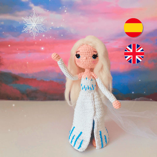 Elsa Amigurumi Pattern (PDF) - Frozen