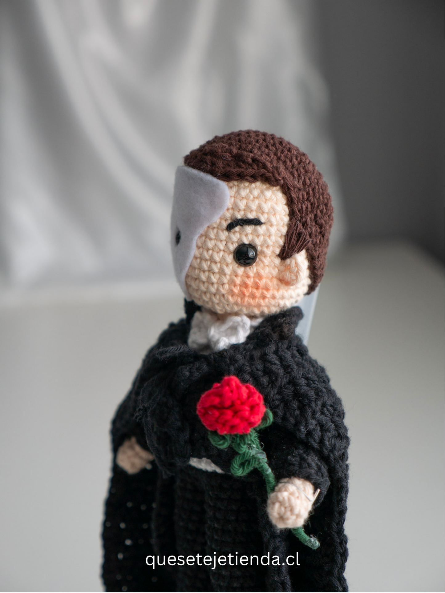 Handmade Crochet Dolls -  The phantom of the Opera - Amigurumi - Christine Daaé, Erik, musical