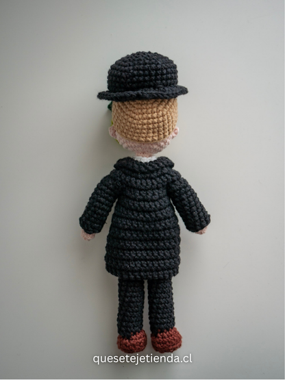 René Magritte – The Son of Man Handmade Amigurumi Doll