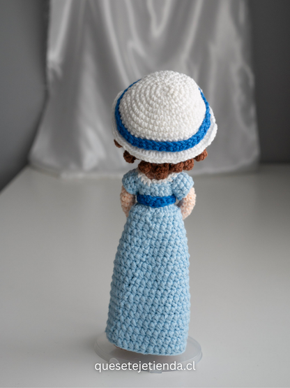 Jane Austen Handmade Collectible Doll