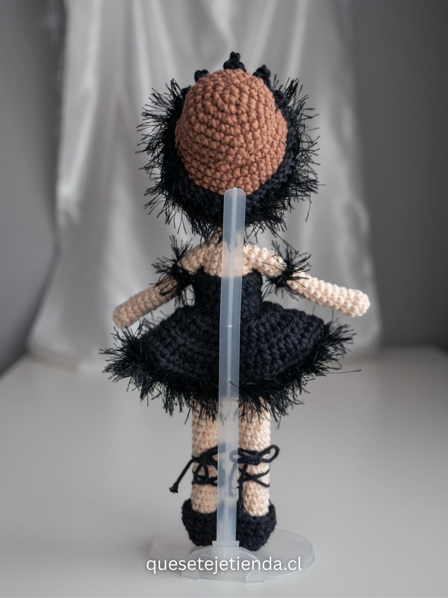 Odile The Swan Lake, Handmade DOLL Black Swan - Ballet Amigurumi Collectible