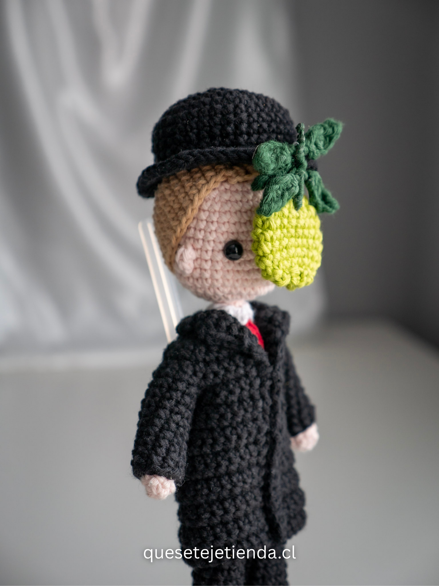 René Magritte – The Son of Man Handmade Amigurumi Doll