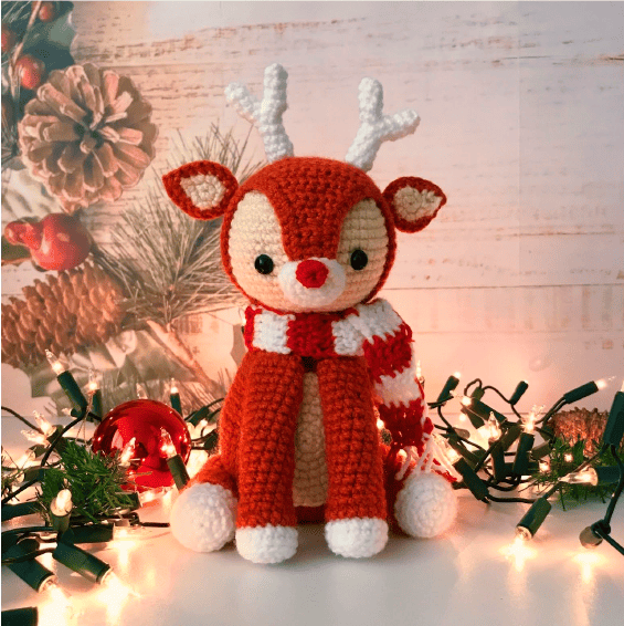 Dixie the Reindeer Amigurumi Pattern (PDF)