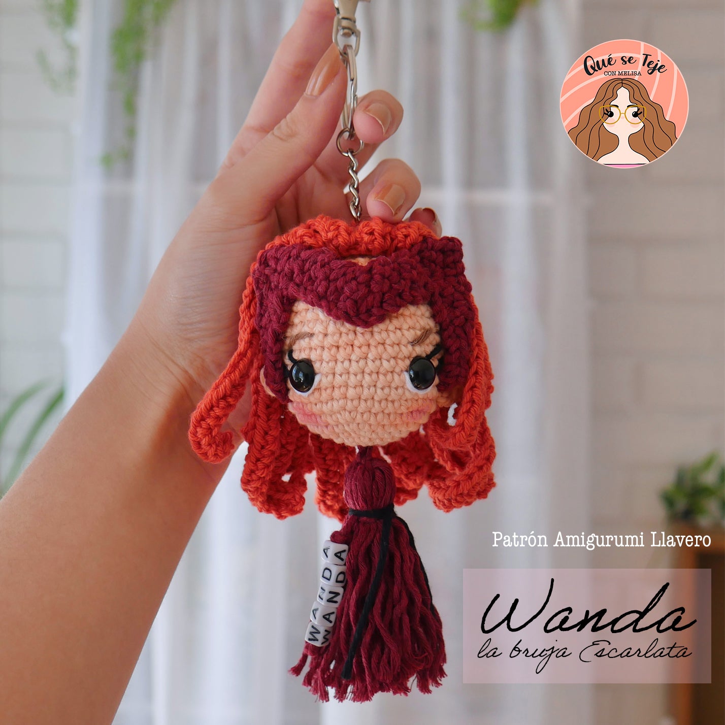 Wanda + Vision- Amigurumi Keychain Crochet Pattern –  (PDF)