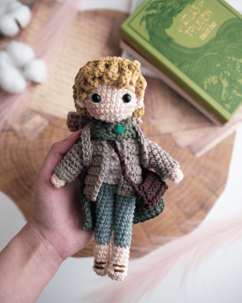 Frodo + Sam – PDF Crochet Amigurumi Pattern - Lord of the Rings