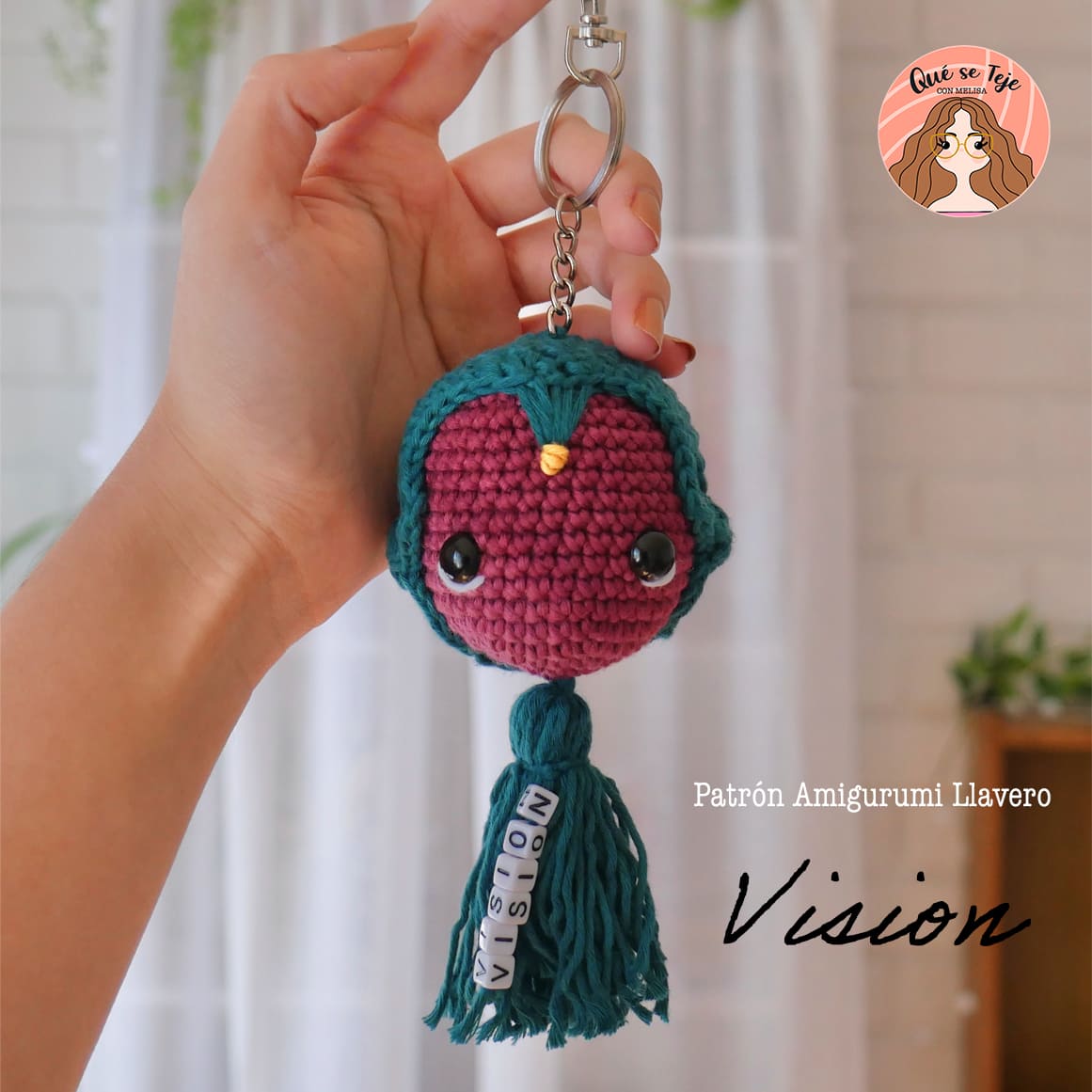 Wanda + Vision- Amigurumi Keychain Crochet Pattern –  (PDF)