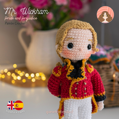 George Wickham - Pride and Prejudice - Crochet Amigurumi Pattern